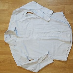 Yves Saint Laurent vintage white long sleeve button down dress shirt size 16 EUC